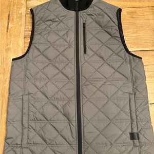 Victorinox Men's Gray Quilted Vest